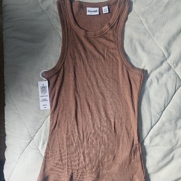 SUNDAY BEST Set of 2 Honor Hip Long Plein Air Epicurean Brown XXS NWT Aritzia - Picture 6 of 15